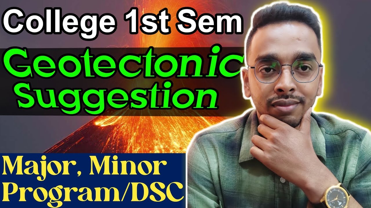 1st Semester geography Suggestion | Major ,Minor & DSC | By #sanjibansir 