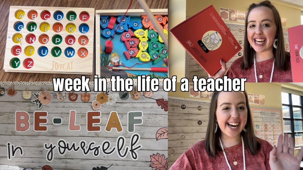 realistic week in the life of a teacher // grandparents day, first observation, dot day