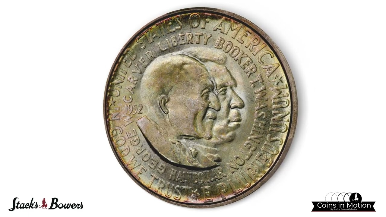 1952-S Carver/Washington Commemorative. MS-67+ (CACG). CMQ.