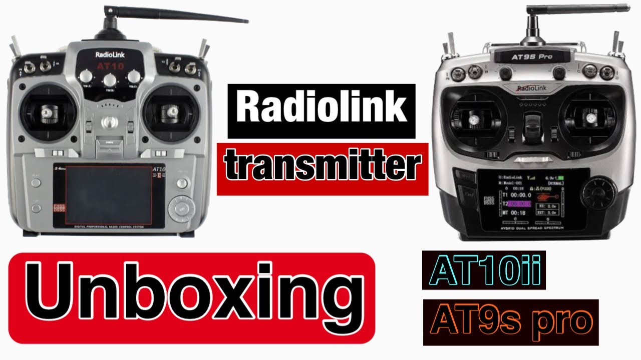 Radiolink transmitter AT9s pro unboxing