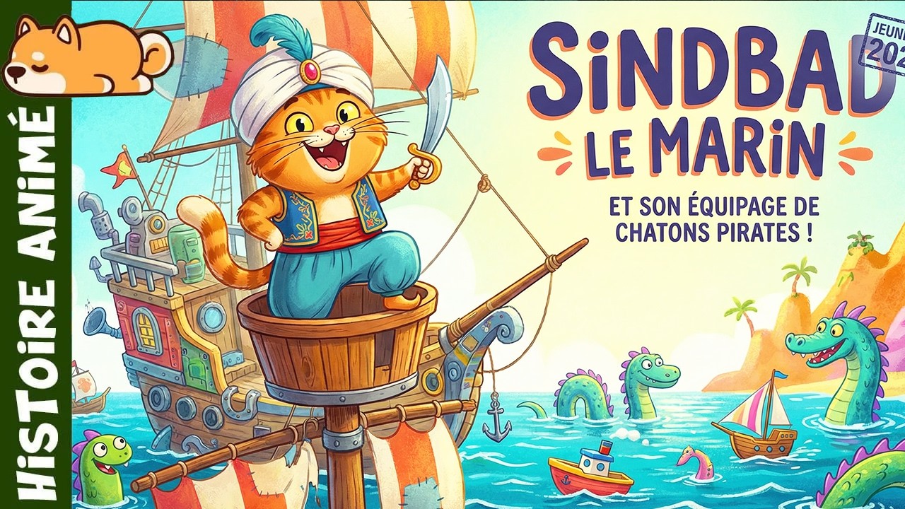 Sindbad le Marin 🐾 | Histoire pour s’endormir | Conte pour enfant sur le courage et l’aventure