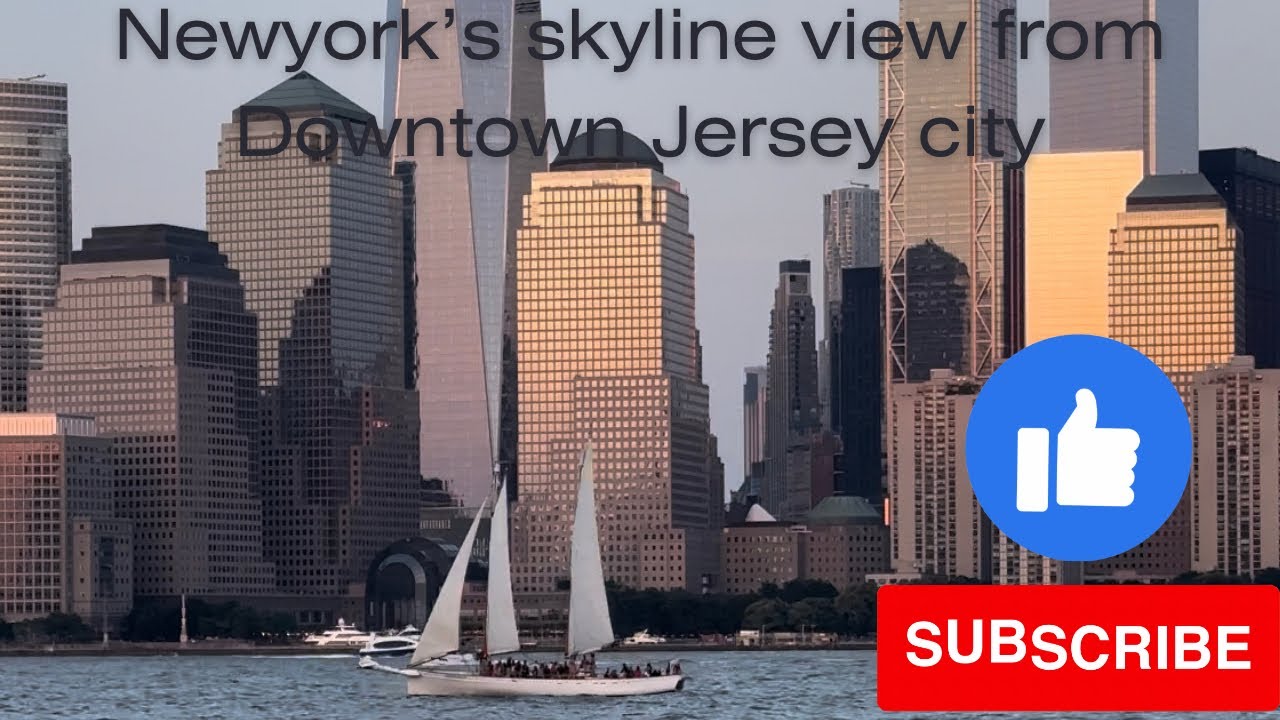 4K HD Skyline Walk: Exploring New York City STUNNING Views from Downtown Jersey City". NYC VIEWS