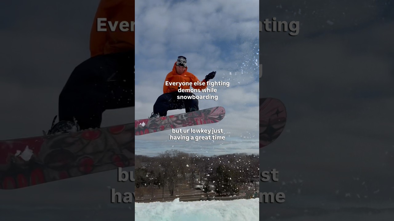 I just like snowboarding fr 🫡