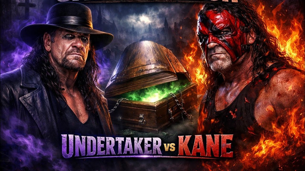 FULL MATCH- KANE VS UNDERTAKER _CASKET MATCH