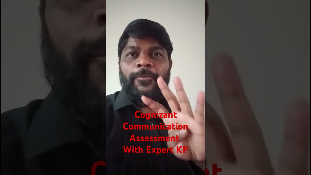 Cognizant communication assessment #communicationskills #communication