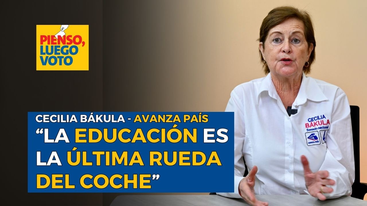 Cecilia Bákula de Avanza País plantea cambios en Cultura y educación | Pienso Luego Voto