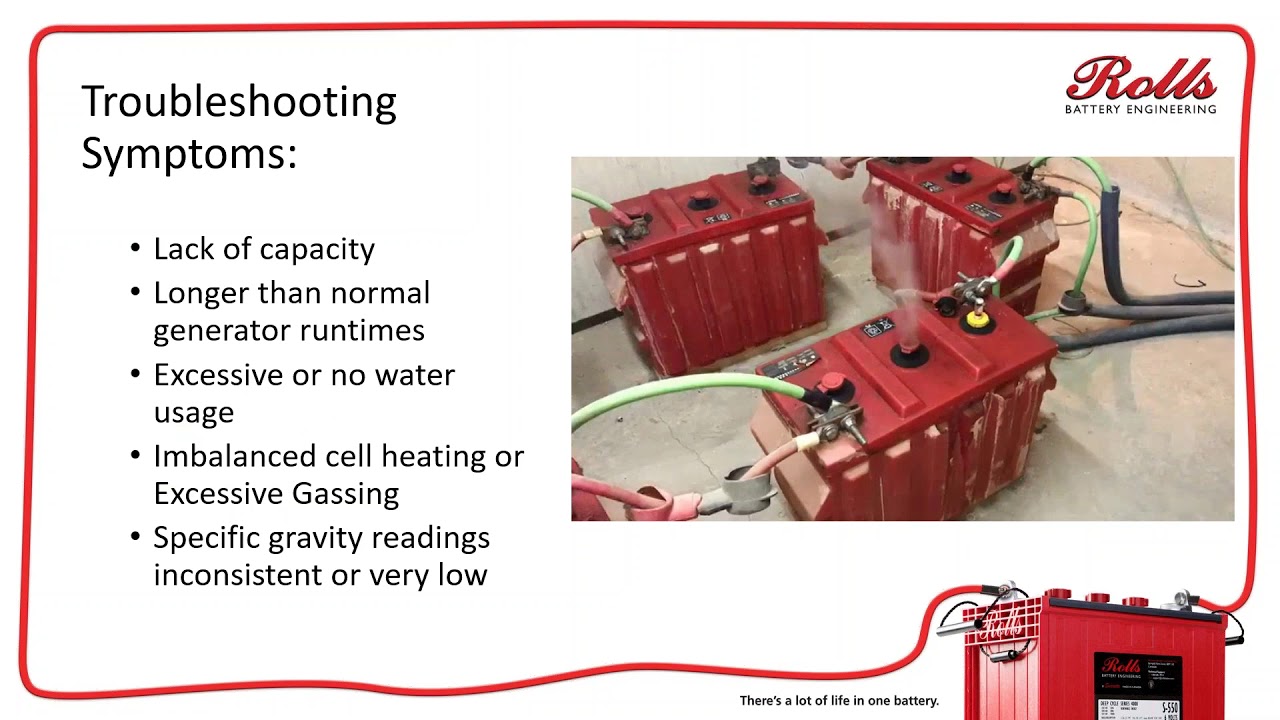 Rolls Battery Engineering - Advanced Troubleshooting & Specific Gravity