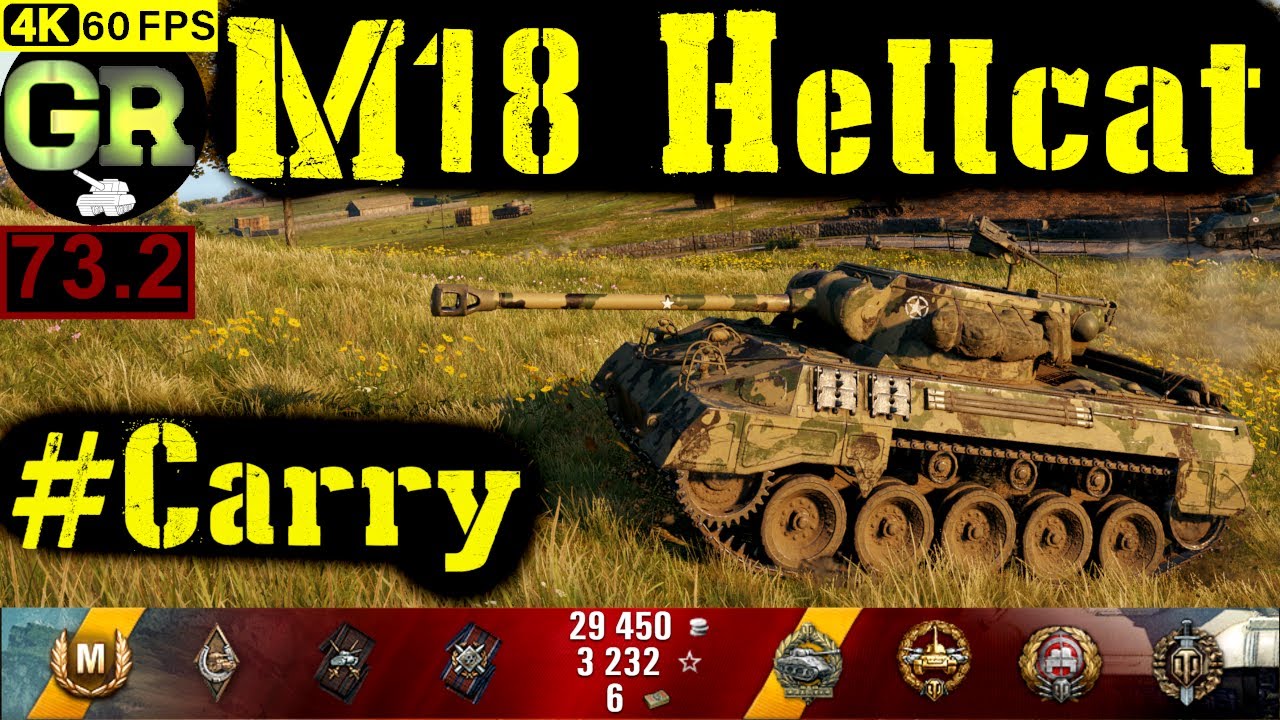 73_World of Tanks M18 Hellcat WoT Replay - 8 Kills 3.2K DMG(Patch 1.5.0)