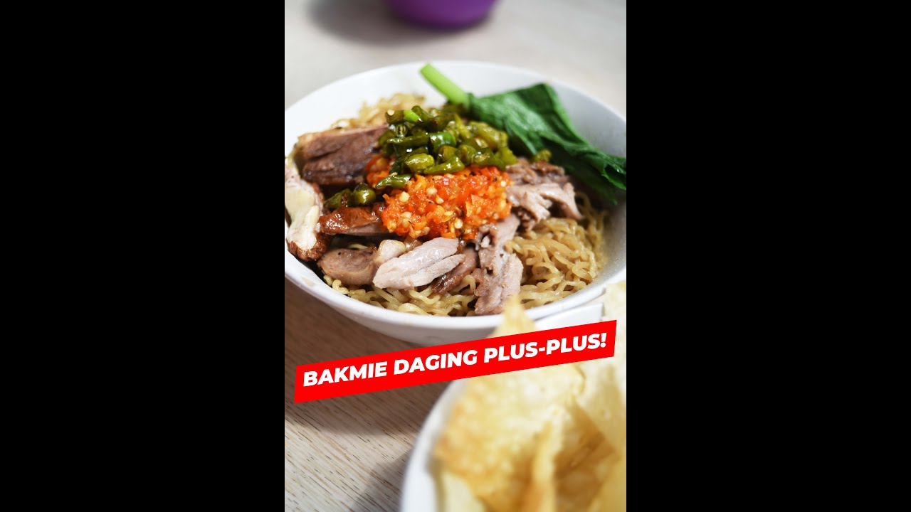 BAKMIE DAGING BRISKET & BEBEK CUMA 40 RIBU | #shorts
