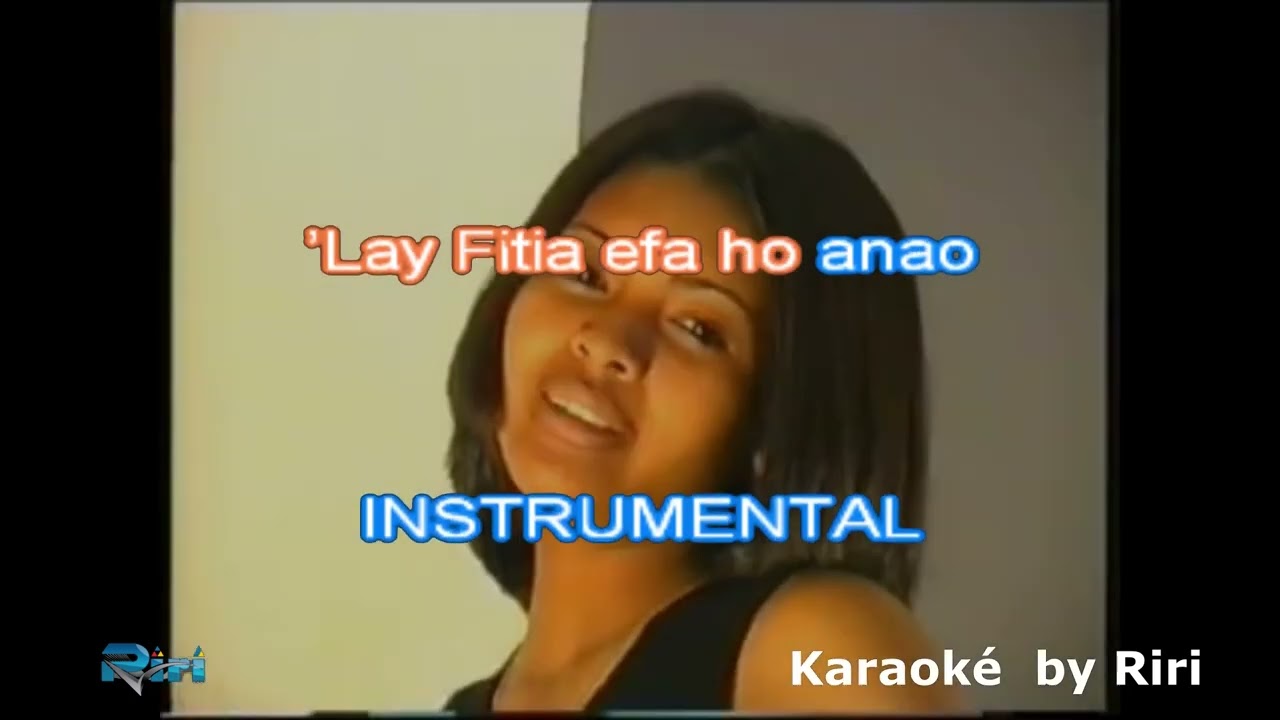 FITIA HO ANAO DO RAJOHNSON Karaoké by Riri