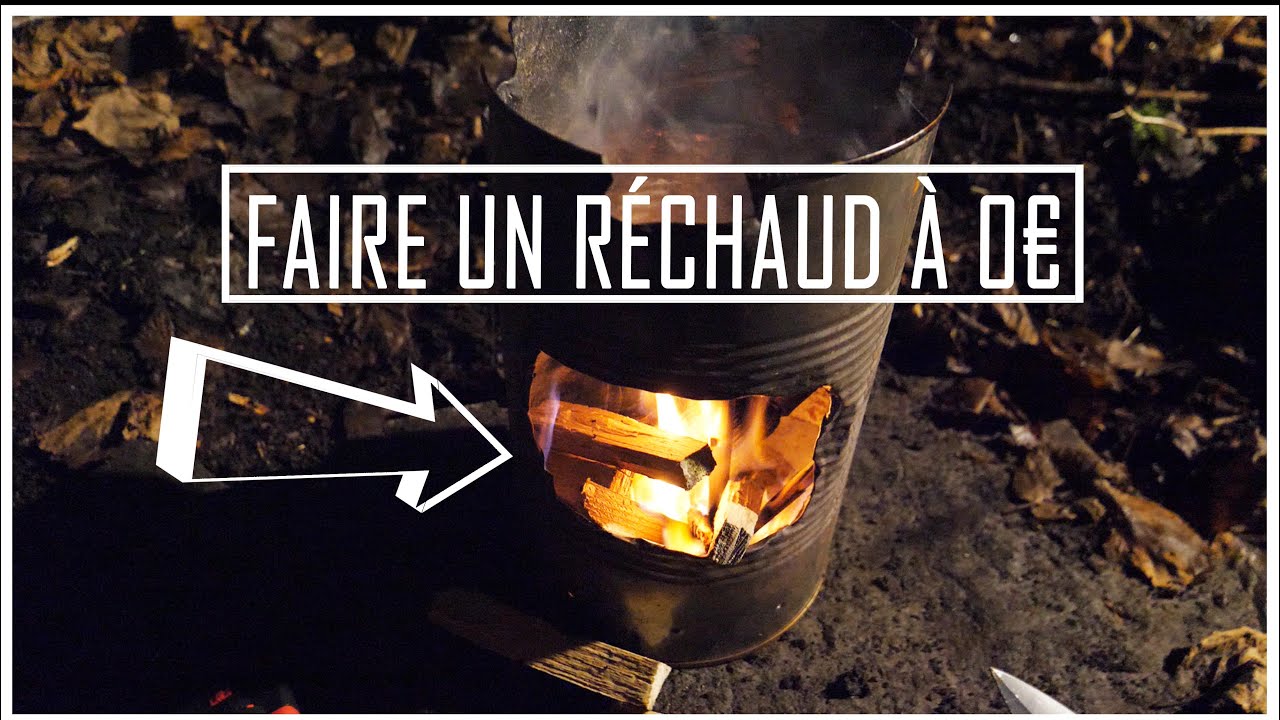 COMMENT FABRIQUER UN RÉCHAUD MAISON | Facile & gratuit !