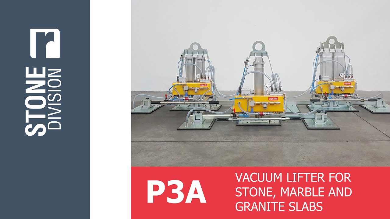 P3A | Stone Vacuum Lifter with compressed air system for slabs