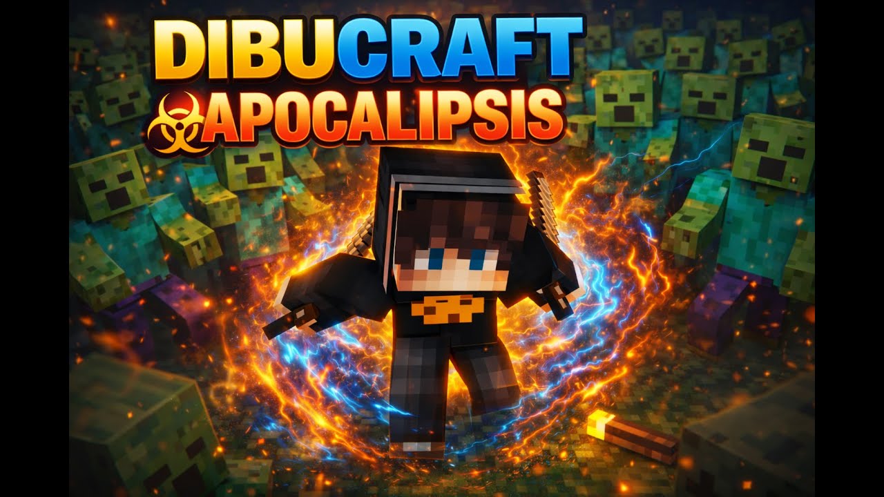🔥 DIBUCRAFT APOCALIPSIS – ¡SOBREVIVIENDO AL FIN DEL MUNDO! 🧟