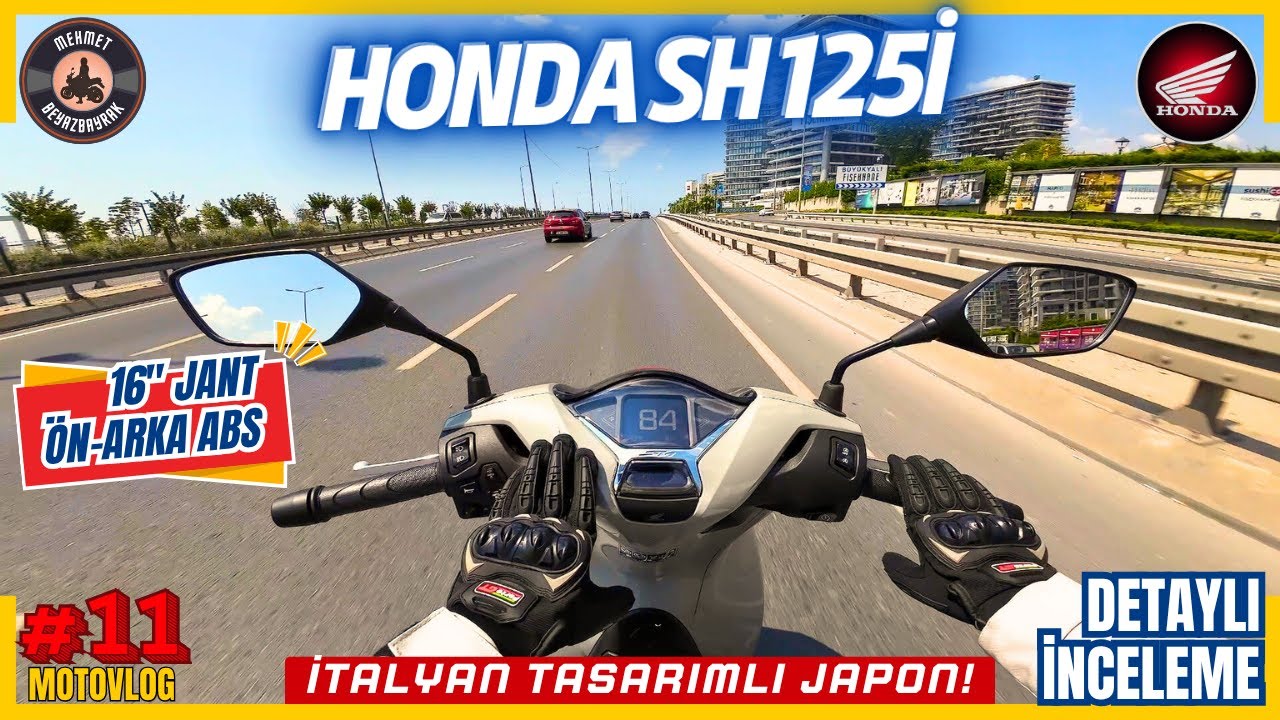 Yeni Honda SH125 Detaylı İncelemesi: PCX'ten İyi Mi? | Test Sürüşü ve Performansı