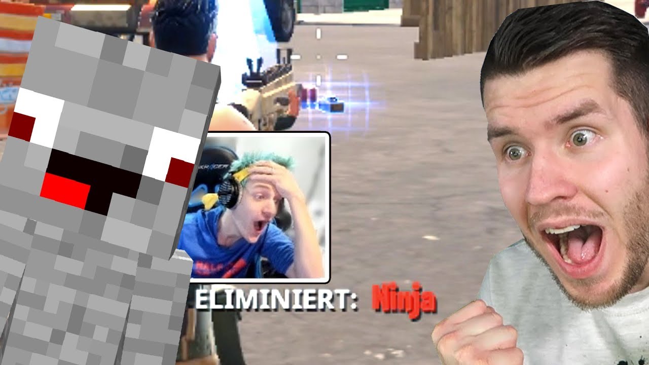Mein erster Kampf und Sieg gegen Ninja!? Mit Standart Skill in Fortnite Battle Royale djalfacht