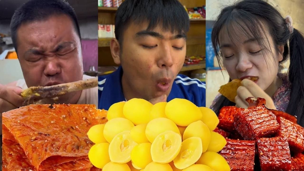 These snacks are the favorites of those born in the 1980s! 这些零食是80后们的最爱！小时候妈妈不让我吃的零食 #零食#小卖部#辣条