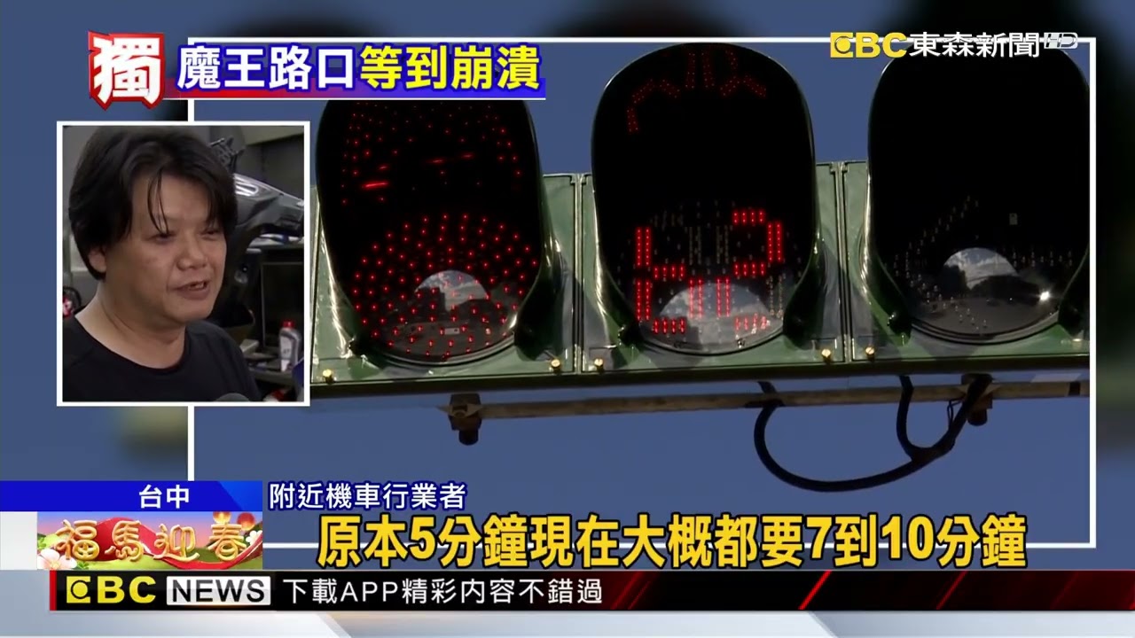 獨家》台中通勤族「紅燈地獄」 騎士怒：騎到快中風@newsebc