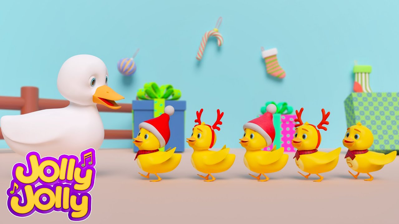 🦆Пять утят🦆+ Еще - 🎄Рождественская цирковая версия🎄 | Веселые детские песни