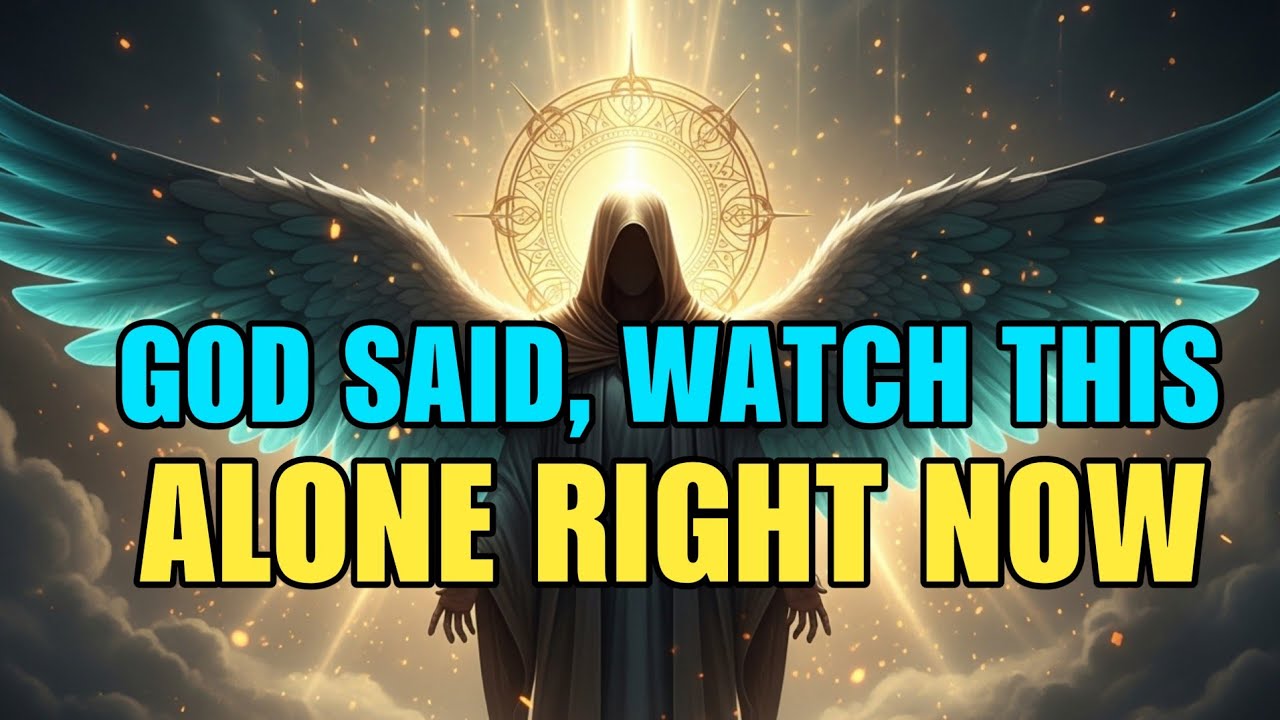 Chosen One, God Said, Watch This Alone Right Now... | God Message Today