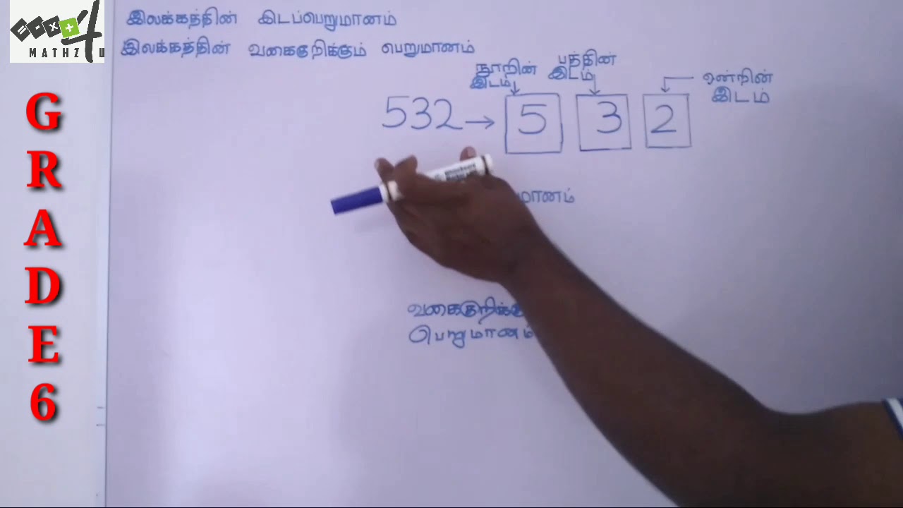 place value_ இடப்பெறுமானம்_ grade 6-#mathz4u#maths4u#placevalue#