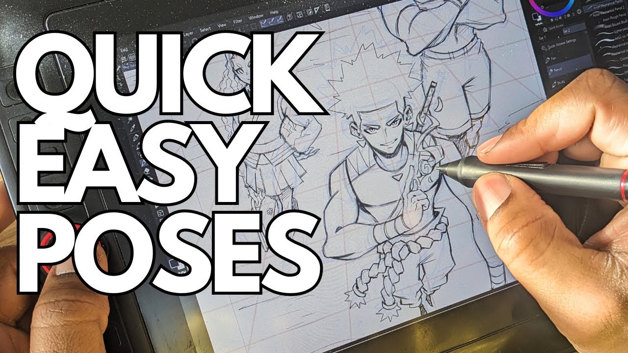 How to Draw Dynamic Poses Quick and Easy