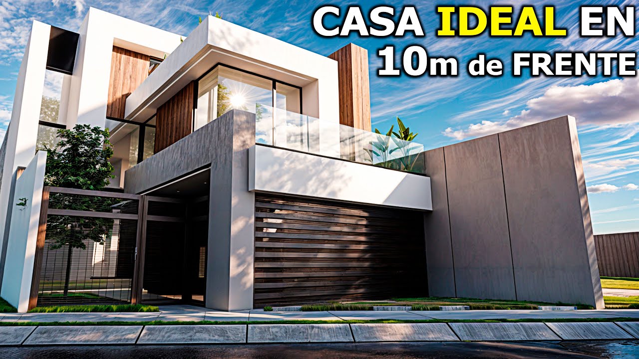 CASA MODERNA en 10m de FRENTE l 4 Habitaciones