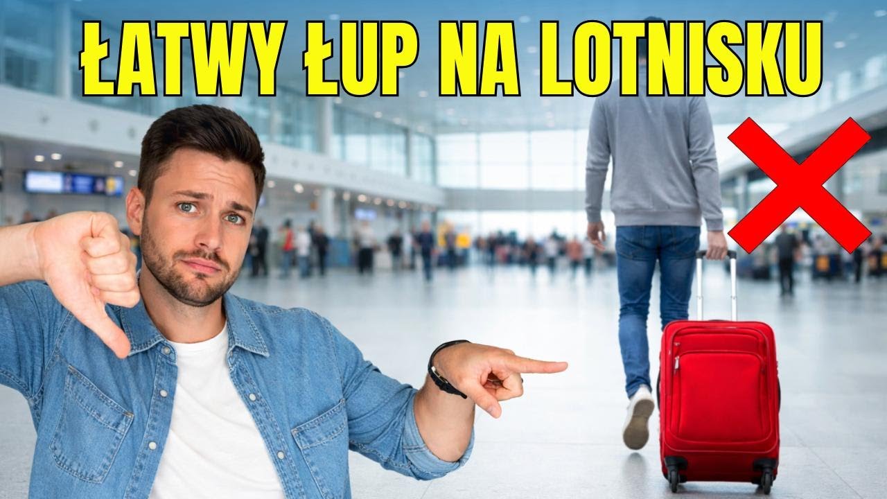 Jak Złodzieje na Lotniskach Wybierają Walizki do Kradzieży – Tego BŁĘDU Nie Rób!
