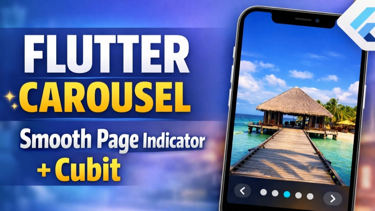 Слайдер-карусель Flutter с плавным индикатором страниц | Руководство по управлению состоянием Cubit
