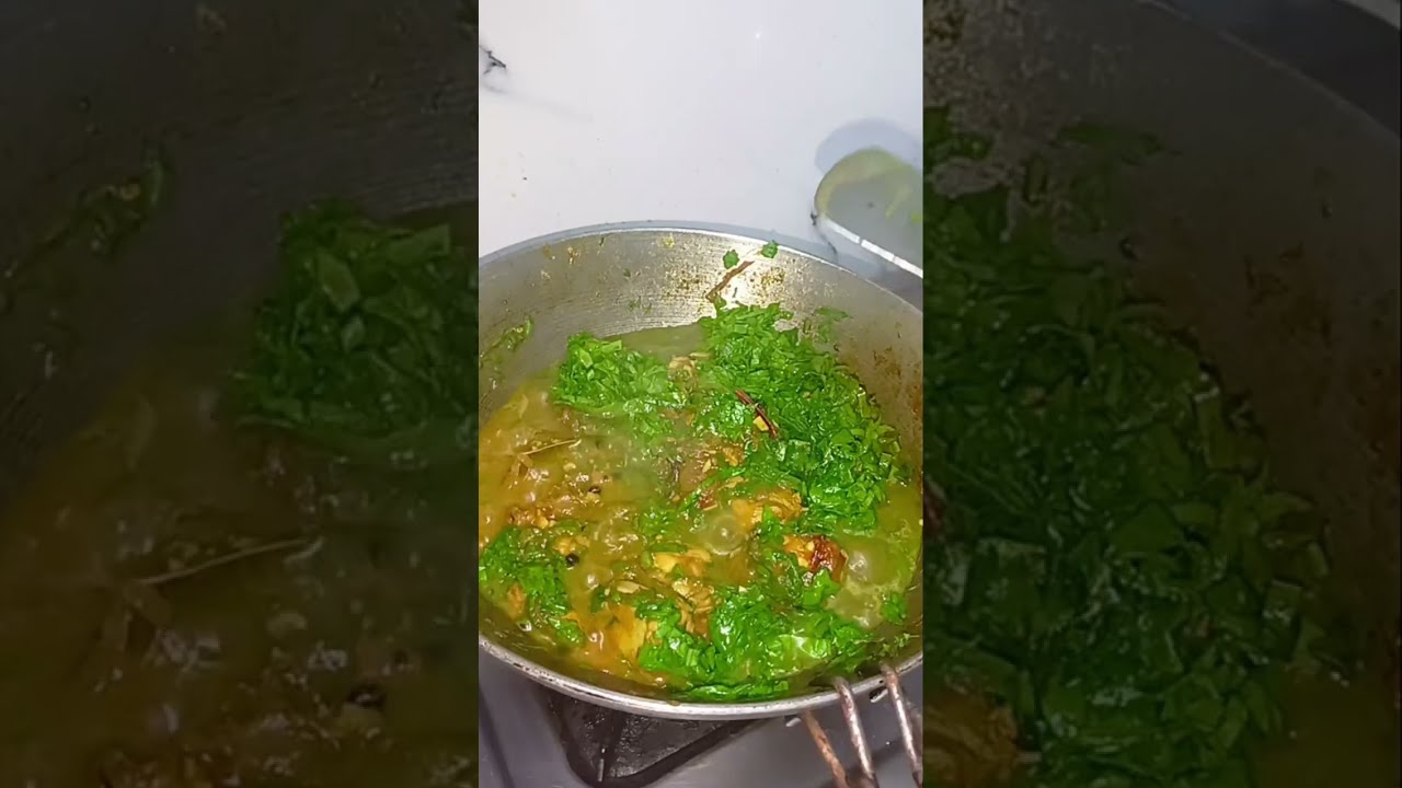 palak chiken stew
