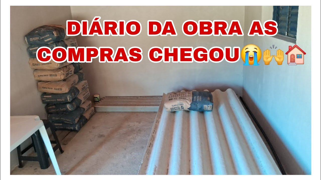 DI&Aacute;RIO DA 🏠😭🙌🥰OBRA MUITAS NOVIDADES POR AQUI AS COISAS CHEGARAM