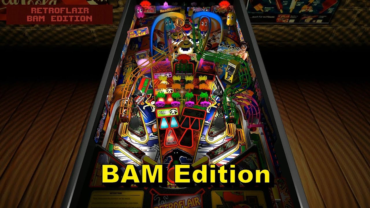RetroFlair (Future Pinball original) vs TerryRed (BAM Edition) update. What was old is new again!