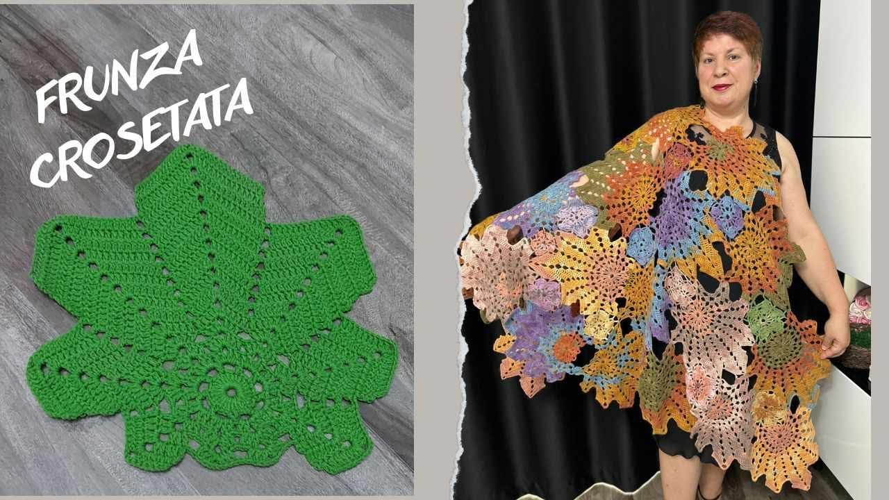 Frunza crosetata feerie  de toamna
