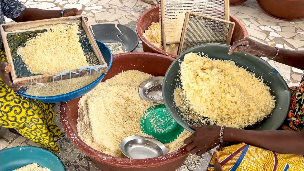 How to make Attieke & Garba - The most famous food in Côte d’Ivoire 🇨🇮 - Ivory Coast 🇨🇮 Ep38