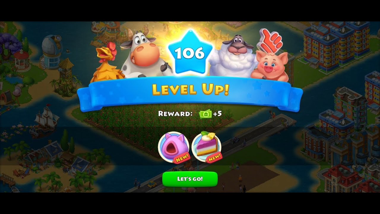 Township Gameplay 106 Level Up