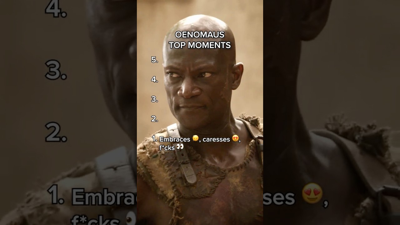 Oenomaus is HIM. #Spartacus #Gladiator #action