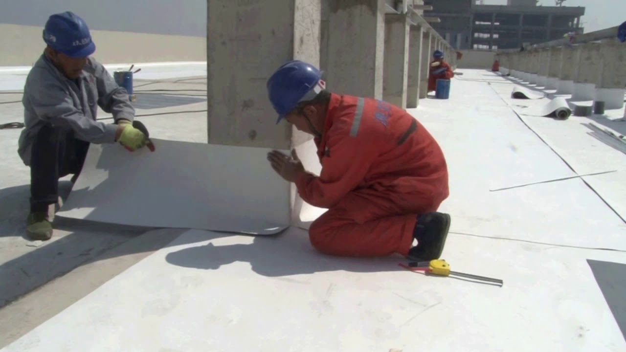 Self adhesive TPO membrane for concrete roof waterproofing