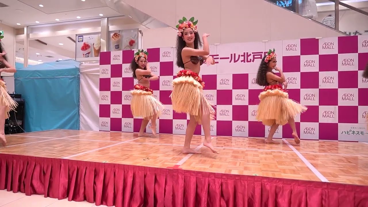 [再編集]タヒチヌイ　イオンモール北戸田　2024年 冬　1回目と3回目　タヒチアンダンスショー　Tahiti nui　KITA-TODA　Tahitian Dance　SAITAMA　アンコールあり
