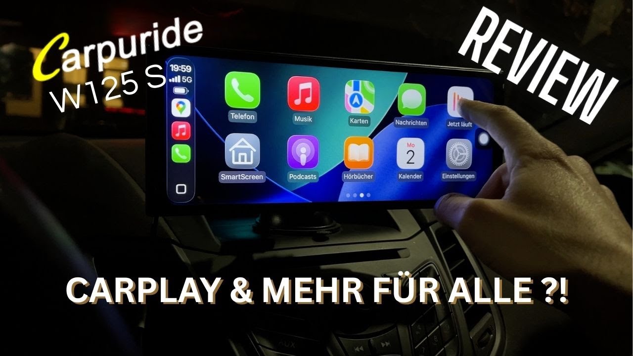 Carplay, Dashcam und mehr in JEDEM Auto: Carpuride W125S im Test
