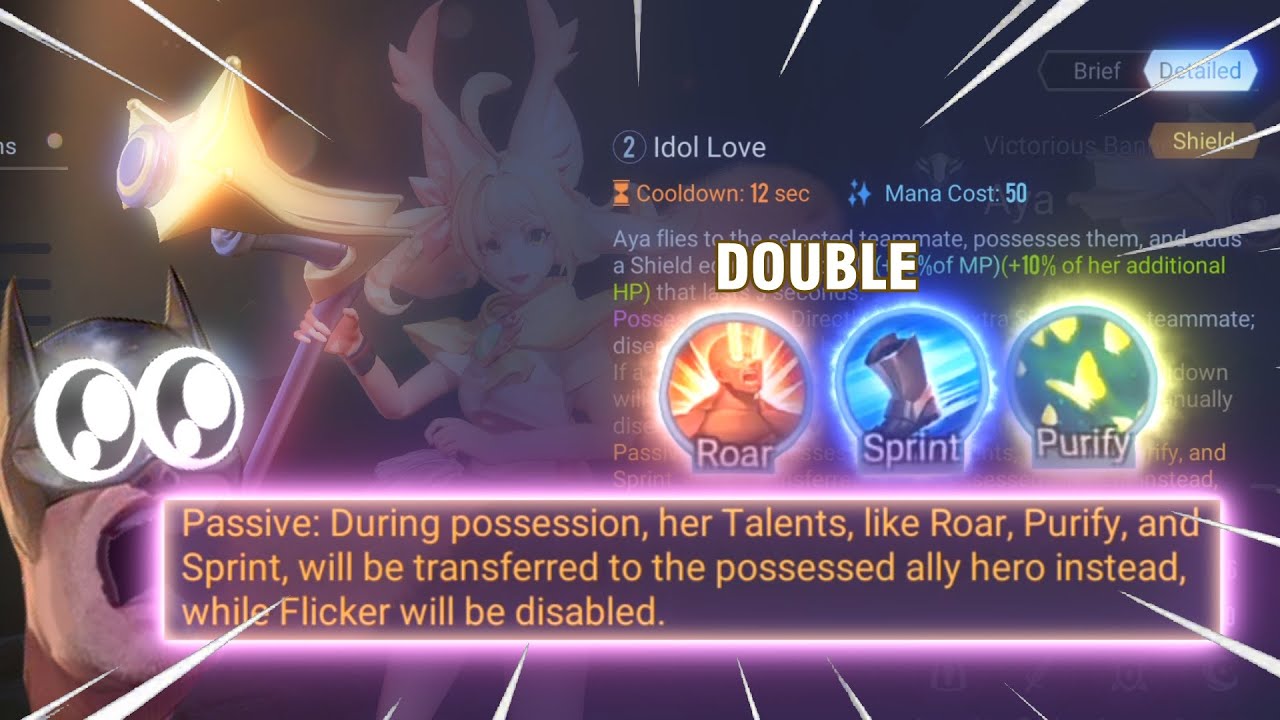 AYA SKILL 2 IDOL LOVE AND BATMAN -  Abilities interactions - Arena of Valor (AOV) - Liên Quân -ROV
