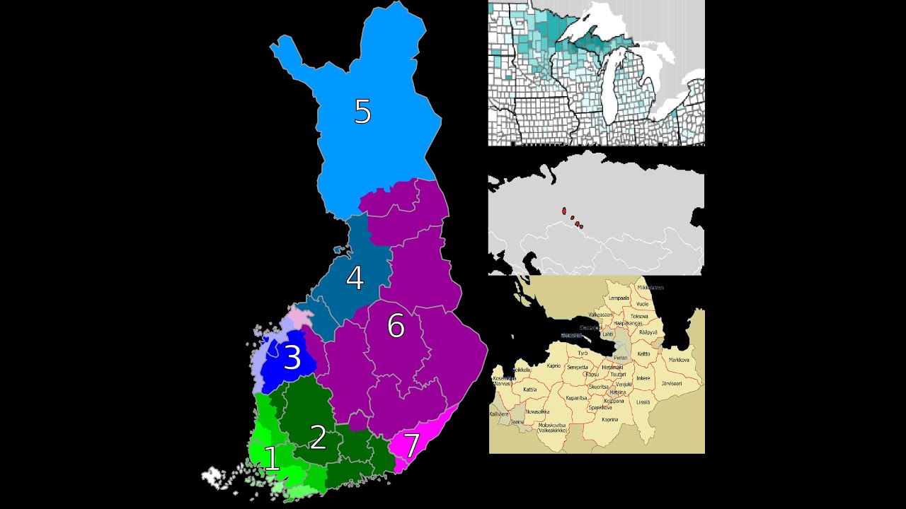 Sound of the Finnish dialects / Suomen murteet