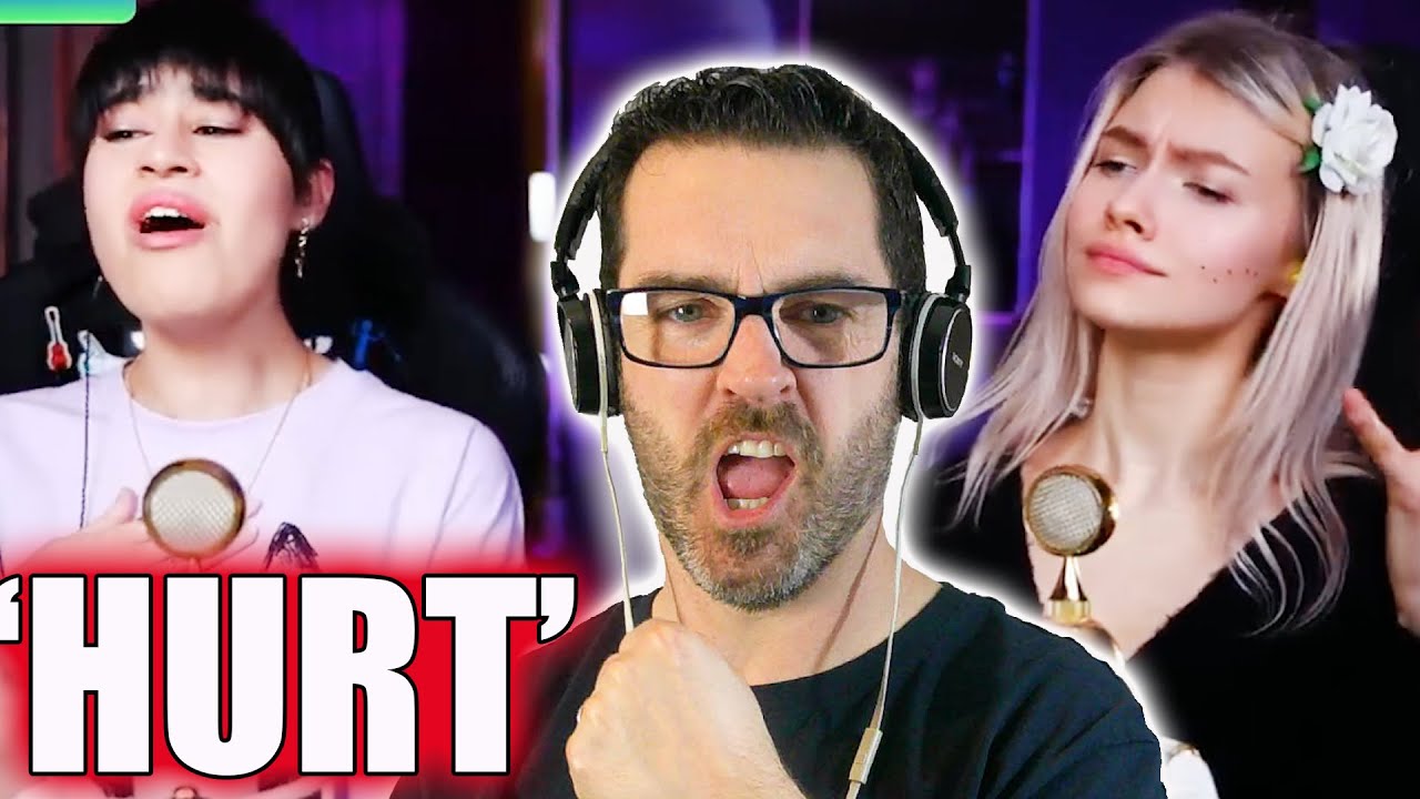 ''HURT'' Diana Ankudinova & Sasha Kvashenaya REACTION