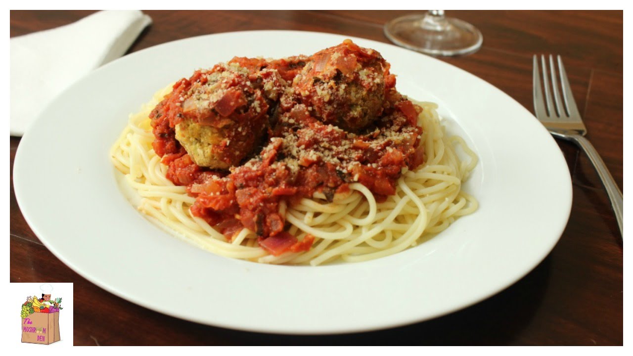 Spaghetti & Meatballs (Vegan) | The Mushroom Den