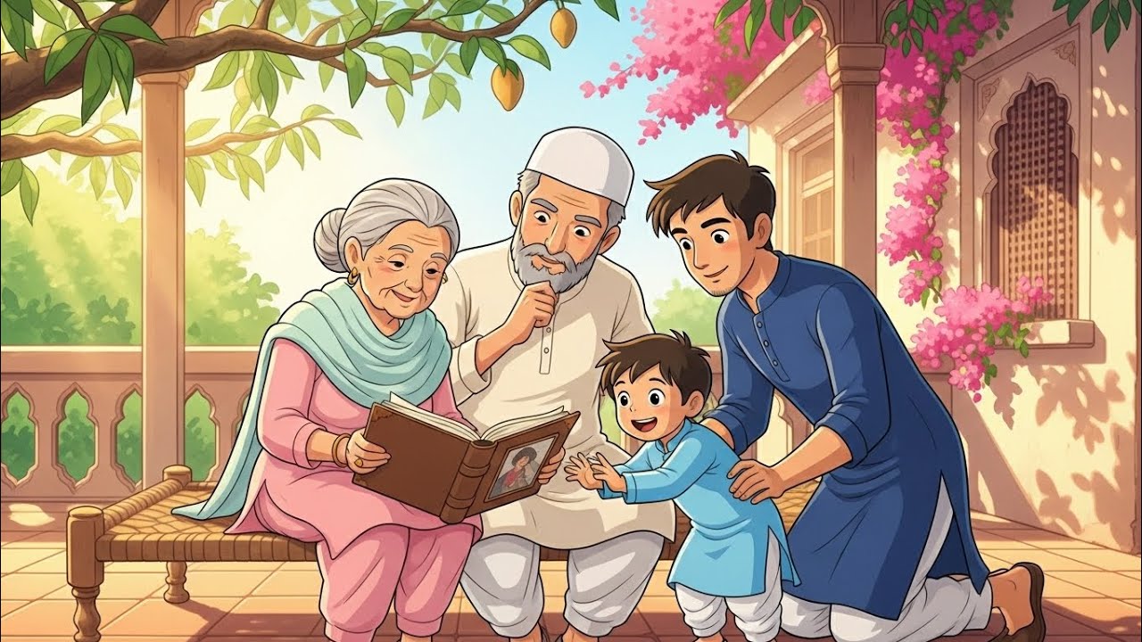 Dadi’s Old Album: Cozy Punjabi Family Memories | Ghibli-Style Animation 2026