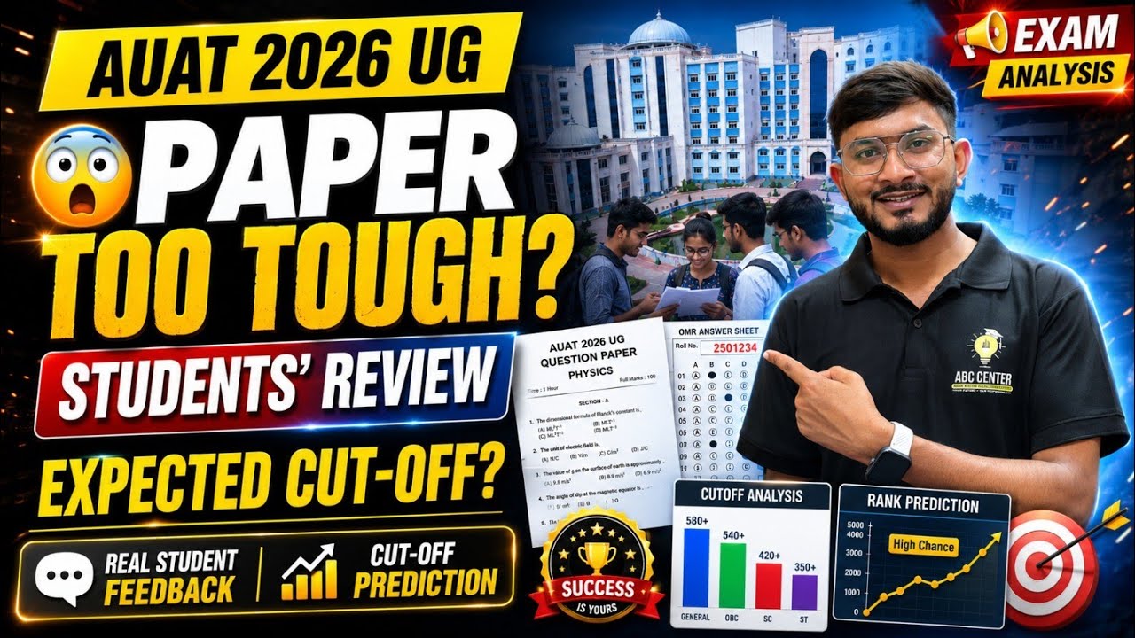 AUAT 2026 Exam Day Review 🔥 | Students' Reaction | Cut Off High Hoga? 😱
