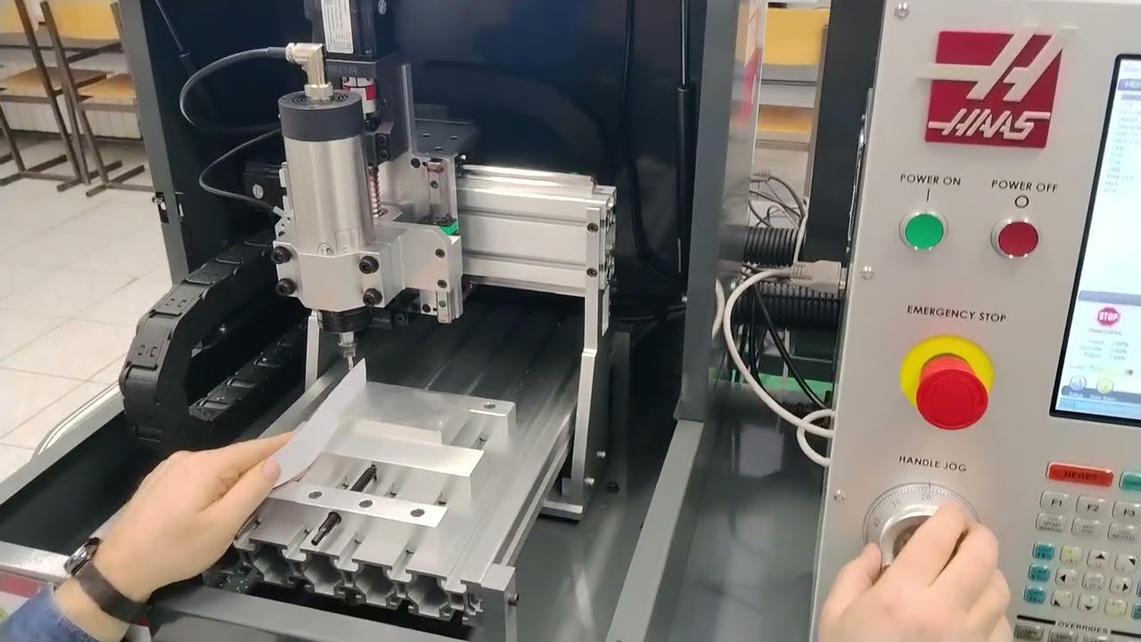 Pozicioniranje alata i obratka – HAAS CNC glodalica (edukativni video)