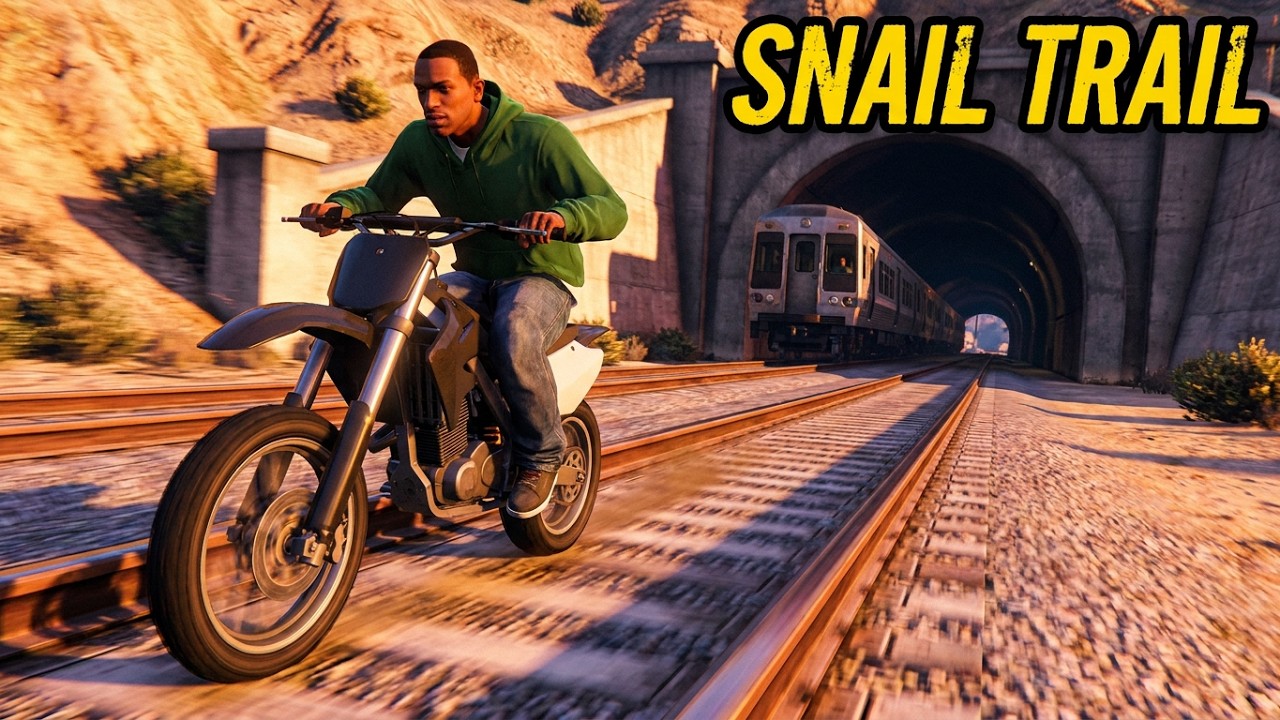 تختيم لعبة جاتا سان اندرس مهمة (  Snail Trail  )