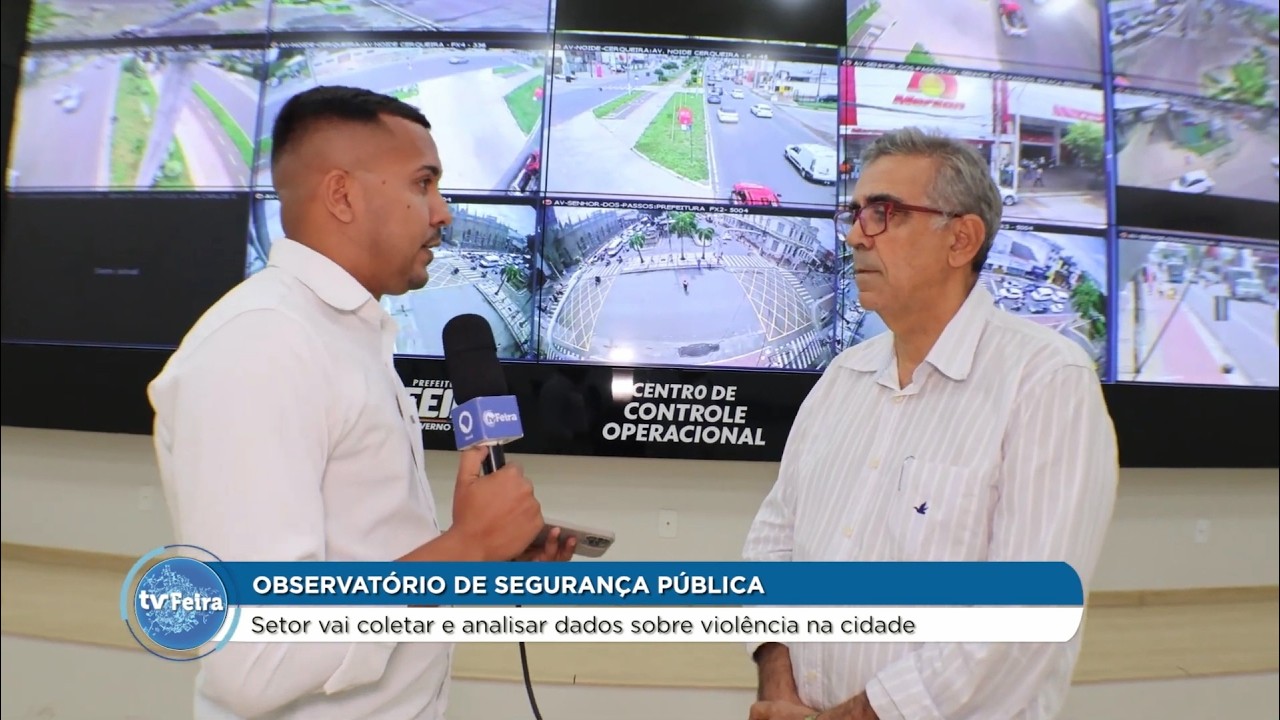 Observatório de segurança pública em Feira de Santana