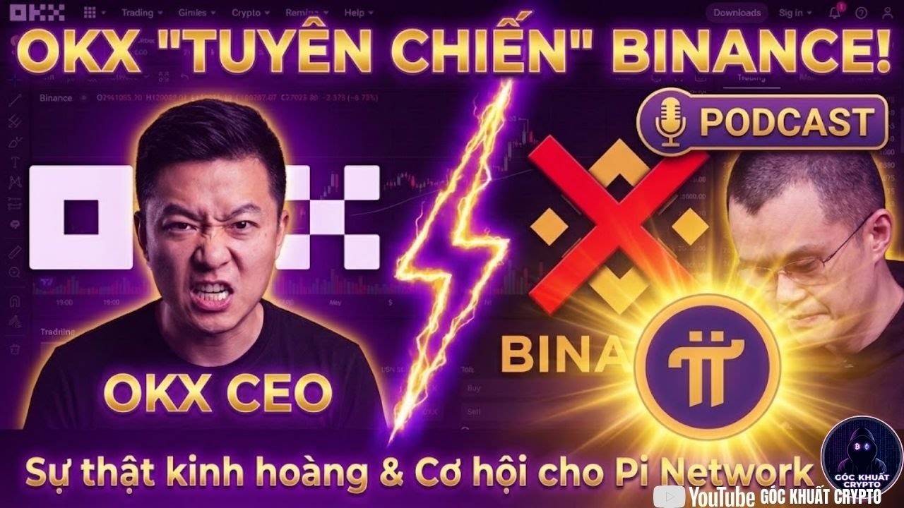 PODCAST PI NETWORK: CEO OKX "BÓC PHỐT" BINANCE: 28 TỶ ĐÔ BỐC HƠI & LÝ DO NICOLAS KHÔNG VỘI LIST SÀN!