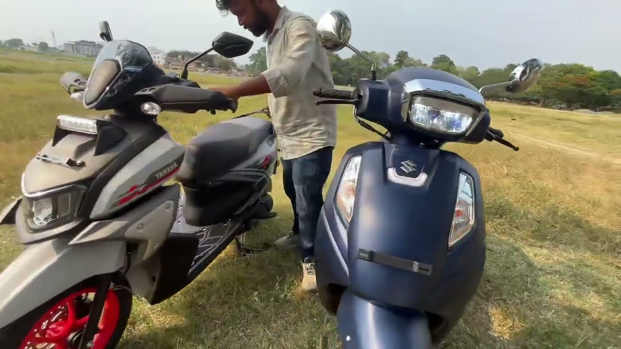 Yamaha RAY-ZR 125 VS Access 125 | Best Mileage VS Performance | Yamaha VS Suzuki 🔥
