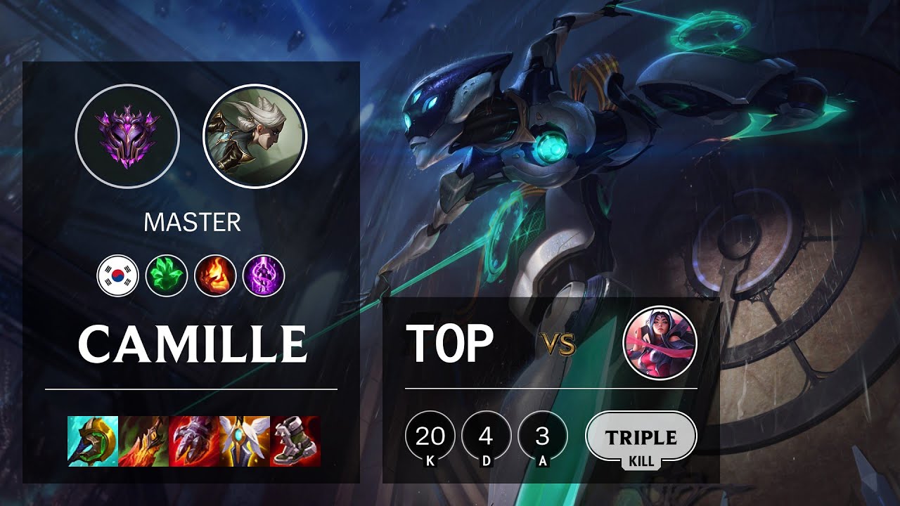 Camille Top vs Irelia - KR Master Patch 11.22